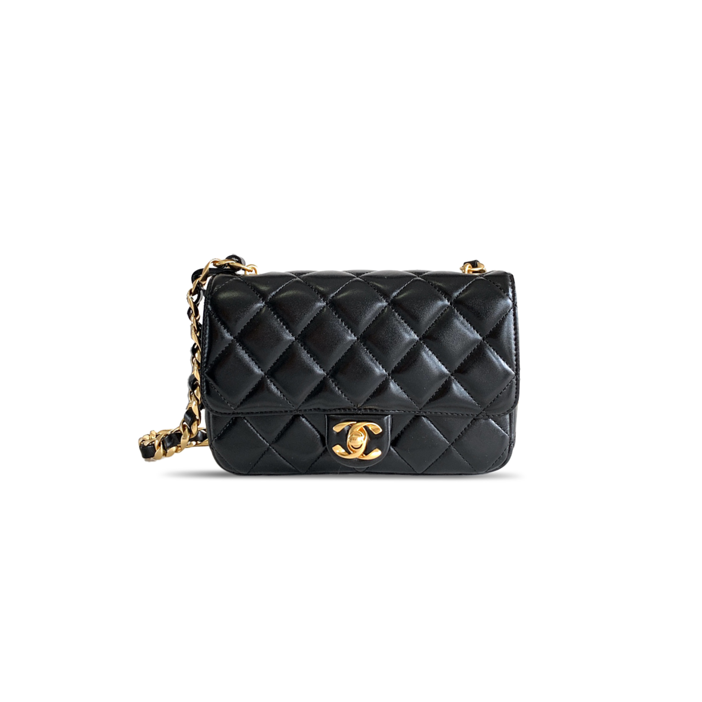 CHANEL 24B CLASSIC THICK WALLET ON CHAIN FLAP BAG 2974801 (20*13*4.5cm)